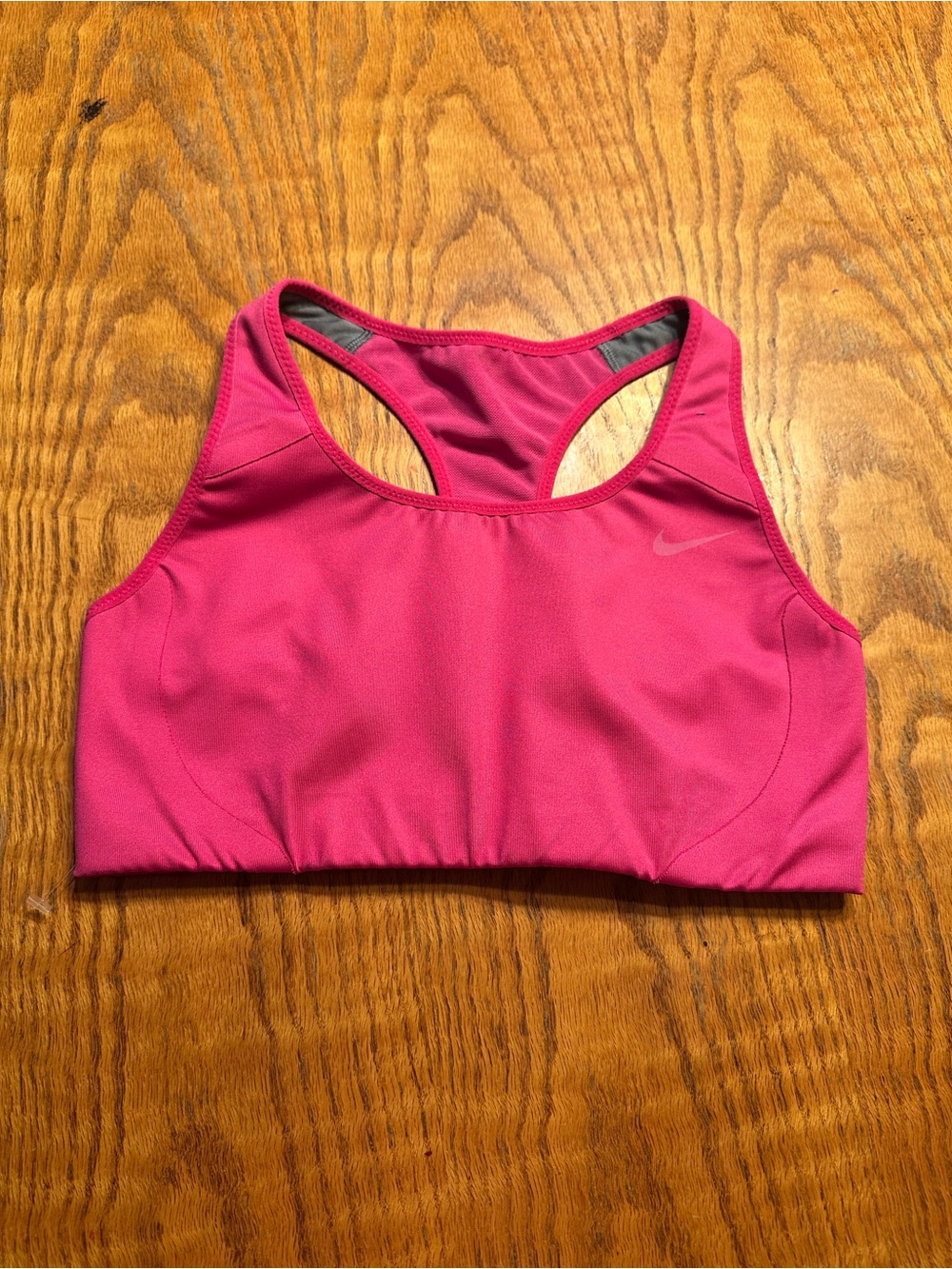 Nike Hot Pink Racerback Medium-Support Sports Bra